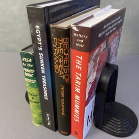 Vintage Egypt, Mummy, & Prehistory Books set of 4 Egypt's Sunken Treasures edited by Franck Goddio,