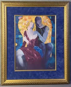 Signed Giclee Untitled III by Arbe Embellished Giclee by Russian artist Ara "Arbe" Berberyan (1958-)