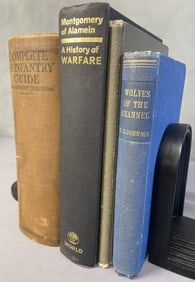 Vintage & Antique War & Warfare Books Set of 4 Wolves of the Channel (1681-1856) by W Branch