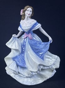 Royal Doulton Figurine HN 4043 Samantha Measures 8.5 x 6.5 x 5 inches. No original box. Free from