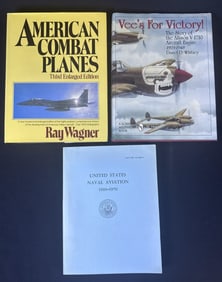 Naval Aviation & Combat Aircraft History Books 3 Books in good condition. Please refer to photos for