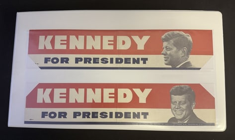 Large Binder Political Bumper Stickers Candidates mostly for president. Not all pictured. 21 x 12 x
