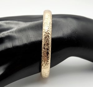 Antique Bates & Bacon 14K Gold Filled Bangle Bangle Measures 5" Bangle Weighs 13.7 Grams