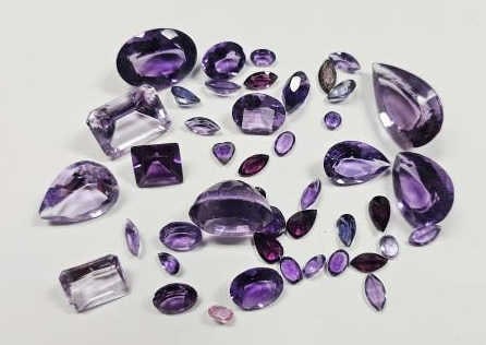 Assorted Loose Amethyst Gemstones 118.0 CTS Beautiful Purple Hues (1 of 9)