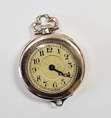 Vintage Small Wadsworth Referee Pocket Watch Watch was running & keeping time when (1 of 10)