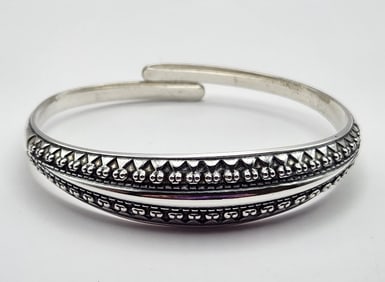 1960s David Andersen Sterling Silver Bracelet The Viking Period