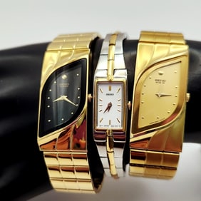 Seiko Quartz Watches #4N00-5670, 4W00-5680 &