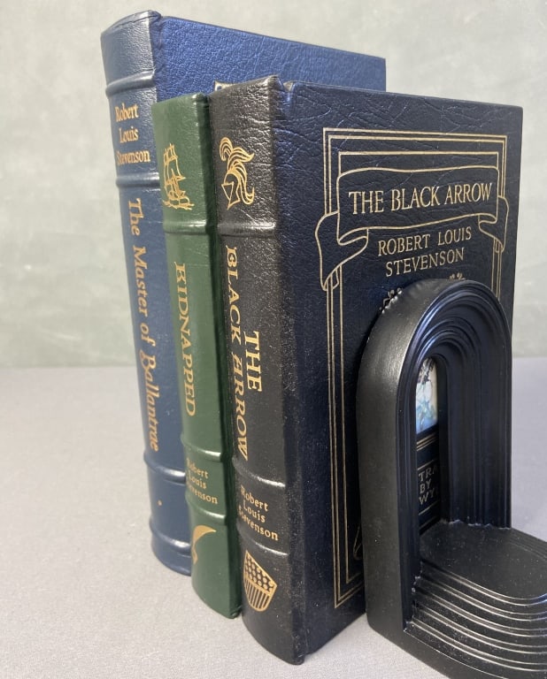 Robert Louis Stevenson Easton Press Books Set of three leatherbound books published by Easton Press (1 of 13)