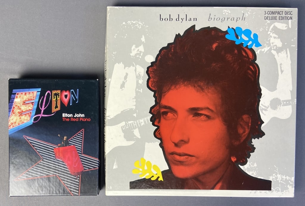 Bob Dylan & Elton John CD Box Sets Elton John The Red Piano, Redline Entertainment 2008. Includes (1 of 8)