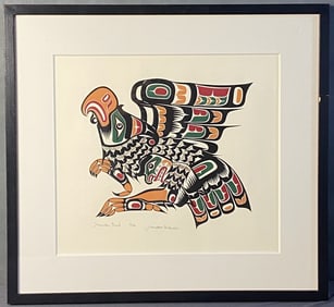 Jonathan Henderson Serigraph Thunder Bird Serigraph of the Thunder Bird by Kwakwaka'wakw artist