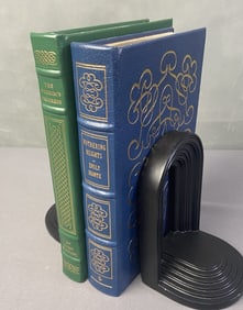 Easton Press Books Bronte & Bunyan Set of Two Wuthering Heights by Emily Bronte, published by Easton