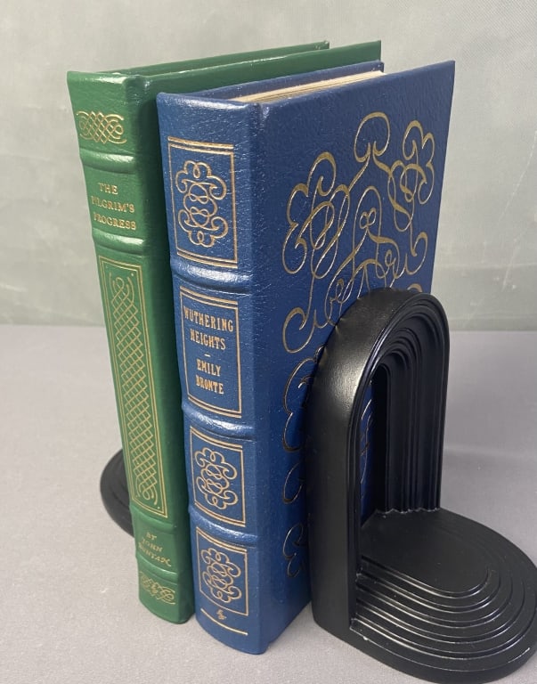 Easton Press Books Bronte & Bunyan Set of Two Wuthering Heights by Emily Bronte, published by Easton (1 of 9)
