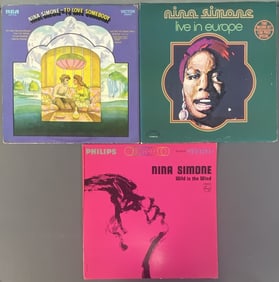 Vinyl Nina Simone Albums Set of Three Wild is the Wind, Philips Records PHS