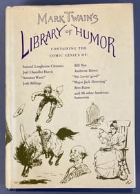 Vintage Book Mark Twain's Library of Humor Library of Humor by Mark Twain (Samuel Clemens).