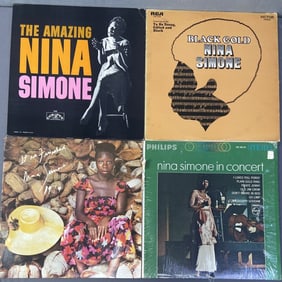 Nina Simone Vinyl Record Albums Set of Four Nina Simone in Concert, Philips Records,