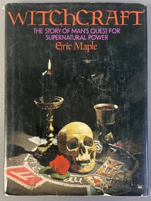 Vintage Witchcraft Book Eric Maple 1st Ed. Witchcraft the Story of Man's Quest for Supernatural