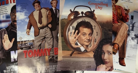 Mixed Mystery Lot Comedy One Sheet Movie Posters 27 x 40 inches double sided. From closed movie