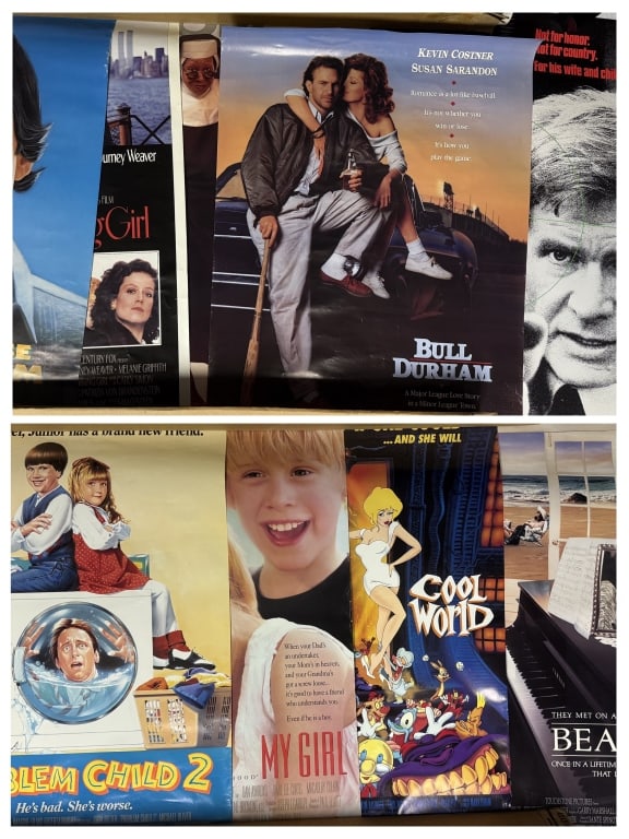 Mixed Lot One Sheet Movie Posters Description 27 x 40 inches. Most double sided. From closed movie (1 of 3)