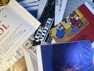 Mixed Mystery Lot Folded One Sheet Movie Posters 27 x 40 or 27 x 41 inches. From closed movie