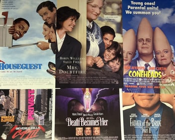 Mixed Lot One Sheet Movie Posters Comedy 27 x 40 inches. Most double sided. From closed movie