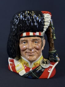 Royal Doulton Ceramic Mug D6918 The Piper No. 537. 8.5 inches tall by 7 inches wide. Free from