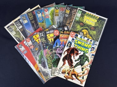 Vintage Swamp Thing Comics 1980s 14 issues. Alan Moore, Rick Veitch, Alfredo Alana and others.