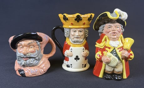 Royal Doulton Ceramic Creamer Jug Lot Of 3 D6385 measures 3.5 x 3 inches. D6999 measures 5 x 4