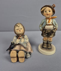 Goebel Hummel Figurines Happy Pastime 69 & Brother 95