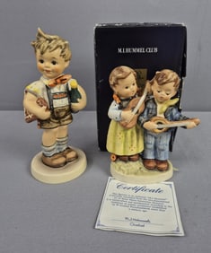 Goebel Hummel Figurines Duet 150 with Box & Valentine Joy 399