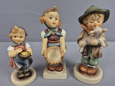 Goebel Hummel Figurines Lost Sheep 68 Little Helper 73 & From Me to You