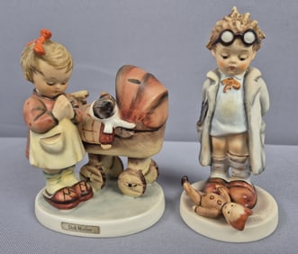 Goebel Hummel Figurines Doll Mother 67 & Doctor 127