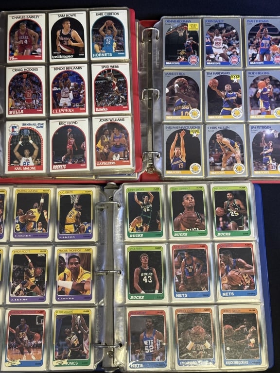 Hoops & Fleer Basketball Card Collection 88-91 Fleer 1988-1990. Hoops 1989-1990. Incomplete sets. 14 (1 of 10)