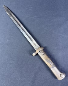 Vintage Bayonet 11.75 inch blade. 17 inches including handle. Marked H OSZ. Tarnish and rust