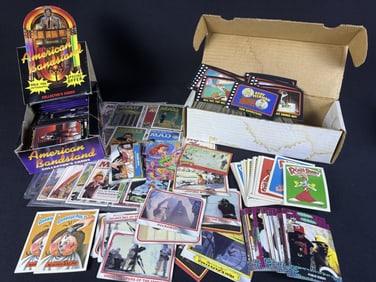 Assorted Vintage Non Sports Trading Cards Lot Yo! MTV Raps, Who Framed Roger Rabbit, American