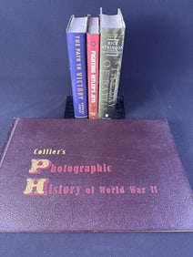 World War II Books Set of Four Please refer to photos for included titles, publication information