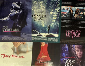 Mixed Lot One Sheet 90s Movie Posters 27 x 40 or 27 x 41 inches. Most double sided. From closed
