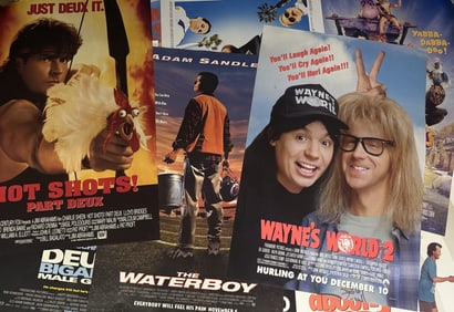 Mixed Mystery Lot Comedy One Sheet Movie Posters 27 x 40 inches double sided. From closed movie