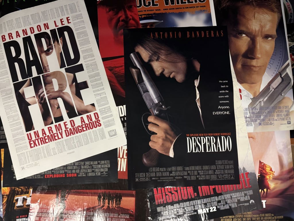 Mixed Mystery Lot One Sheet Action Movie Posters Description 27 x 40 inches double sided. From (1 of 2)