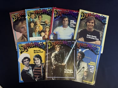 Vintage Dynamite Magazine 7 Issues Star Wars 1979-1980. Reader copies. Light to heavy wear on each.
