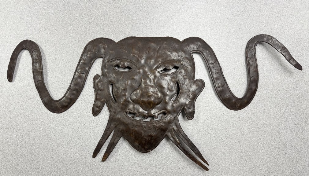 Jonas Balan Haitian Metal Art Devil Mask See photos for (1 of 4)
