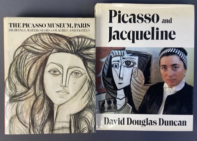 Pablo Picasso Art Books Set of Two Picasso and Jacqueline by David Douglas Duncan. Published by WW