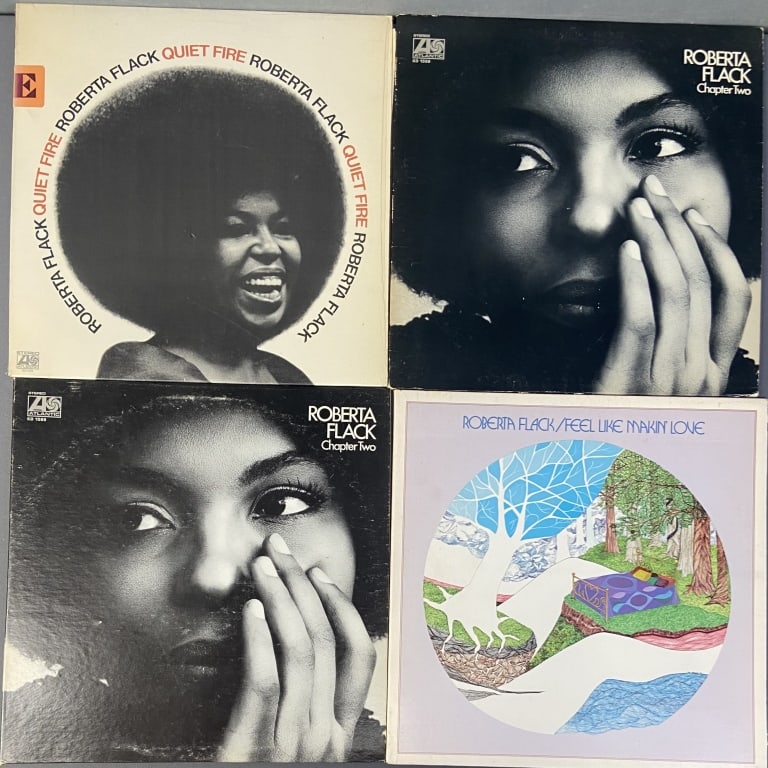 Vinyl Roberta Flack Albums Set of Four Feel Like Makin Love, Atlantic Records SD 18131, 1975, (1 of 14)