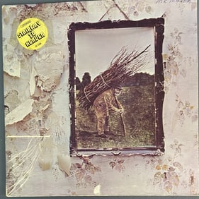 Led Zeppelin Vinyl LP Record Led Zeppelin self titled album. Atlantic Records SD 7208, 1971.