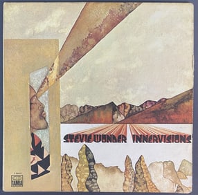 Stevie Wonder Innervisions Vinyl LP Record Innervisions by Stevie Wonder, Tamla Records T 326V1,