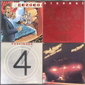 Vinyl Records Kansas Foreigner Redbone Seger Bob Seger and the Silver Bullet Band Nine Tonight.