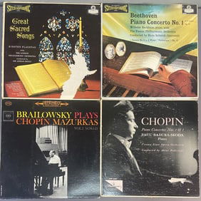 Vinyl LPs Chopin Beethoven Set of Four Great Sacred Songs by Kirsten Flagstad. London Records, OS