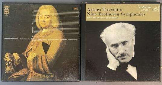 Vinyl Classical Music Box Sets Beethoven Handel Nine Beethoven Symphonies performed by Arturo