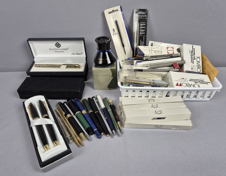 Large Assorted Pens Pencils Ink Refills What will you find??? Please see images for details (1 of 9)