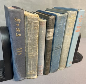 Blue Covered Vintage & Antique Books Set of 7 The Walton Boys and Gold in the Snow by Hal Burton.
