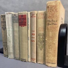 Grey Covered Vintage & Antique Books Set of 8 The Fool of Venus by George Cronyn. Published by